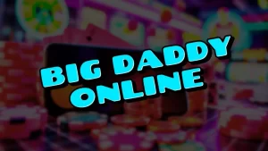 illustration text 'big daddy online'