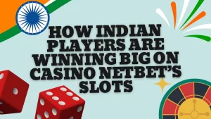 illustration text 'How Indian Players Are Winning Big on Casino Netbet’s Slots'